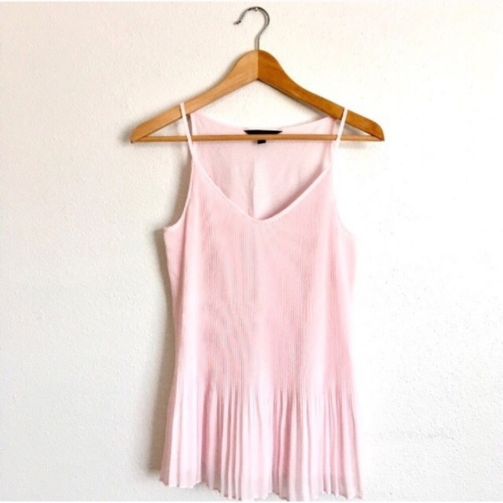 🌟 HP🌟BR Pink plisse pleated strappy top